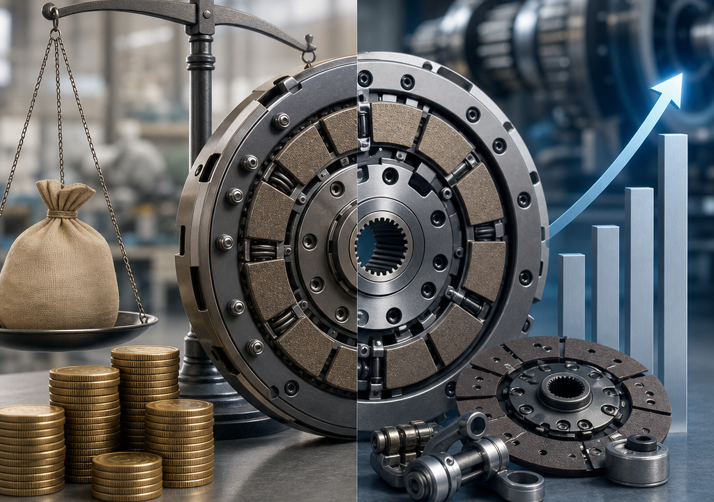 Cost vs. Performance. Evaluating Industrial Mechanical Clutches