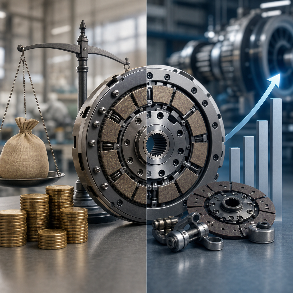 Cost vs. Performance. Evaluating Industrial Mechanical Clutches